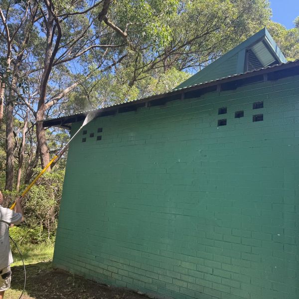 Amenities Block Repaint, Wolli Creek, photo 2 before work